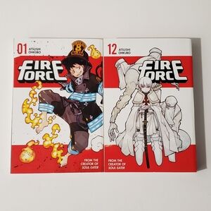Fire Force Manga Volumes 1 and 12